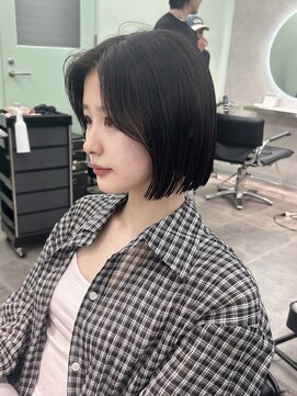 ジーニー 千葉(GENiE) 韓国タッセルボブ/顔周りカット/千葉駅【白井愛海】