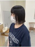 軽めボブ フェイスレイヤー