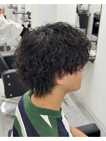 ブライト(BRIGHT)&nbsp;［BRIGHT］マッシュウルフ×波巻き［静岡/メンズ/静岡駅］