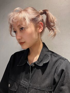 ペレ 梅田(PELE) 前髪/アンブレラカラー/こなれミディ/イメチェン/ウェーブパーマ