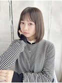 ナチュラルストレートボブスタイル
