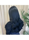 ブリーチなし　ネイビーブラック　アディクシー　増田