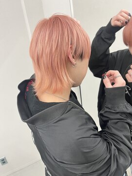 ティミー(Timmy) ハイトーンピンク レイヤーマッシュ