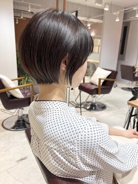 ラミエ バイ メルト 吉祥寺(lamie by melt) *滝田*小顔ショートカットボブ20代30代40代ダークアッシュ吉祥寺