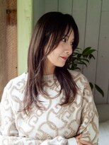 エーバイフー 江坂店(A BY WHO)&nbsp;A BY WHO江坂/セミロングレイヤースタイル/透明感カラー