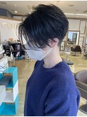 大人可愛いショートボブ白髪ぼかし20代30代40代/大分