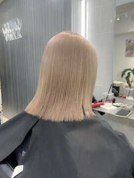 オニキス(ONYX) ブリーチカラー×ブロンドベージュ【aya指名】