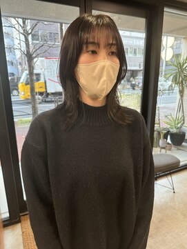 アイフィ(iFY) 【iFY 千葉】ナチュラルミディアムウルフ×暗カラー