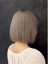 アンブル リュクス 池袋(amble luxe)&nbsp;寒色ミルクティーベージュ×タッセルボブ