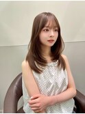 ミディアムレイヤー内巻きワンカール