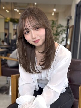 コート 表参道(Cote) 美髪レイヤーカット／顔まわりレイヤー／ロングレイヤ 一/前髪