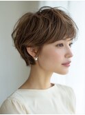 ☆オリーブグレーココアベージュ小顔クラゲヘアー/黒髪/髪質改善
