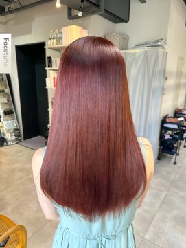 ディーエックス スリー(Dxxxx III) ブリーチなしピンクベージュ 縮毛今日 KURO