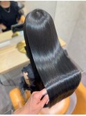 ブルーブラック 髪質改善縮毛矯正 髪質改善ストレート
