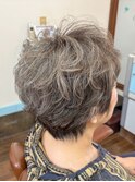 クセ毛ショートカットスタイル