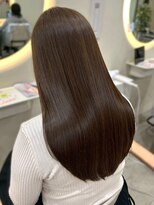 ユニバイリサ 天神大名店(uni by risa)&nbsp;グレージュ 髪質改善トリートメント ストレート 透明感カラー