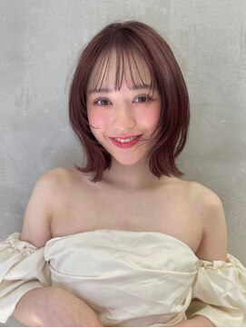 ロンドフルール 大宮東口(Lond fleur) ミニウルフレイヤーカット顔周りカット前髪カット韓国ボブ/大宮