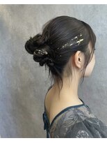 カスミ 霞(KASUMI)&nbsp;お呼ばれヘアセット　hair style for a wedding