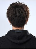 2wayアップバングツーブロックショート