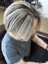 ブレイズヘアー(BLAZEhair) 【最新白髪対策】脱白髪染めバレイヤージュ×ブリーチ3回