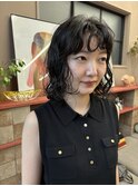 夏こそパーマ！暗髪でも垢抜けるニュアンスパーマ×レイヤー