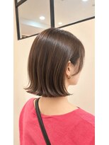 ラメール アヴェダ 西武秋田店(La Melu AVEDA)&nbsp;【抜け感ボブ】ツヤと透明感で魅せる大人フェミニンボブ