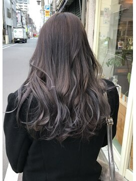 アッシュヘアー ラベンダーアッシュ