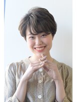 サンク ヘア アンド スパ パルシェ店(CINQ hair&spa) ふんわり大人ショートヘア