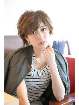 ヘアーズ ロッソ テラス(hair's ROSSO TERRACE) 【鶴見】くせ毛風 ショート ナチュラルボブ☆[30代40代50代]