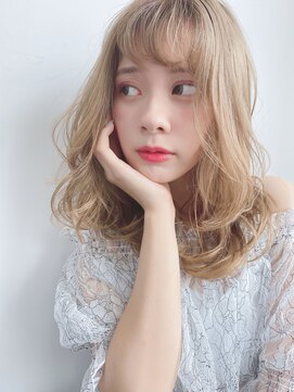 ルービック 京橋(Rubik's) 大人かわいいゆるふわ愛され髪◎ハイトーン/ミルクティーカラー