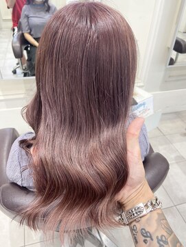 アヴァンス 天王寺店(AVANCE.) 艶感カラー×ピンク×パープル×韓国