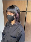 インナーカラー × ムラサキ