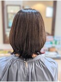 30代40代50代レイヤーボブ 簡単スタイリング ハネボブ