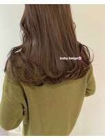 ユーフォリア 青山(Euphoria)&nbsp;＊ふわっとかわいいベビーベージュ×セミローレイヤー♪