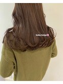*ふわっとかわいいベビーベージュ×セミローレイヤー♪