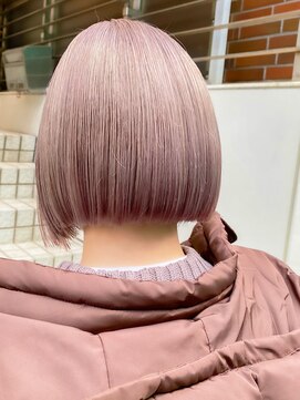 シェーン 仙台駅広瀬通店(schon) シアーピンク×ボブ
