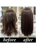 【美髪整形】異次元の最新髪質改善☆シルク酸性ストレート