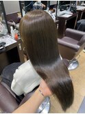 【ZEST立川 橋本姫奈】髪質改善×赤み消しオリーブベージュ