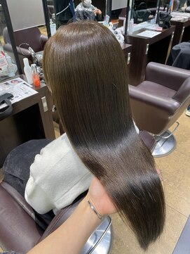 ゼスト フィーノ(ZEST fino) 【ZEST立川 橋本姫奈】髪質改善×赤み消しオリーブベージュ