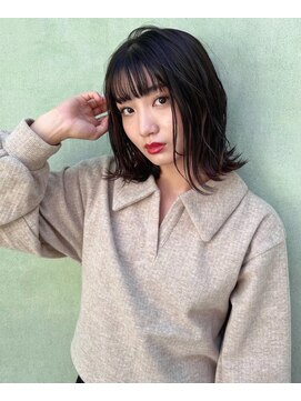 ポルテバイネオリーブ(Porte by neolive) 肩につくくらいのロブでつくる外ハネ