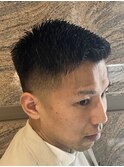 パーマ時間15分!?黒髪にしたら本物では!?本田圭佑風カット!