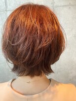 ジーナハーバー(JEANA HARBOR)&nbsp;くびれ無造作パーマボブ☆40代50代カジュアルヘア