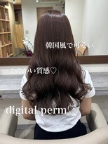 アミー 銀座(Ammy) #コテ巻き風パーマ #パーマロング#韓国風パーマ#デジタルパーマ