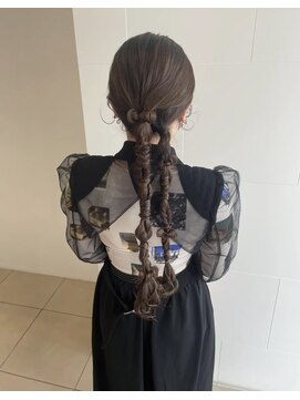 ヘアカロン 熊本下通店(Hair CALON) ヘアセット前髪カットトリートメントダブルカラーインナーカラー