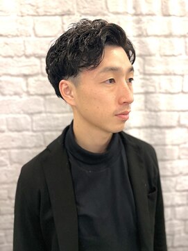 グレイスフルバーバー 赤坂見附店 セットしやすい感動パーマ【床屋】【理容室】【赤坂】