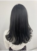 黒髪 シルバーブルーブラック☆ 小岩