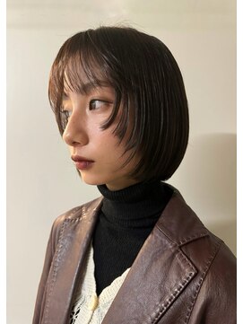 ノラ シブヤ(NORA) ショートボブ/ウルフボブ/フェイスレイヤー/ブラウンカラー