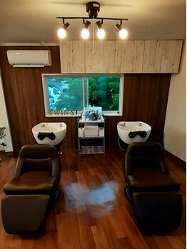 ツインズ アクトスリー 高木瀬店(ツインズ ACTスリー)の写真/空間・技術・接客…全てにこだわり、大人女性の為の上質サロン《ツインズ》☆あなたのなりたいが叶う♪