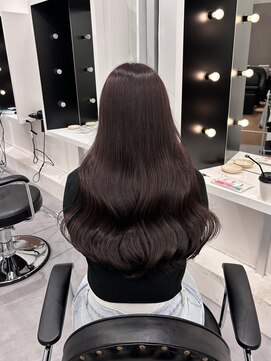 エトバイイオエ(et by ioe) 黒髪/ボブルフ/ネビージュ/小顔/ワンレン/髪質改善/グレージュ