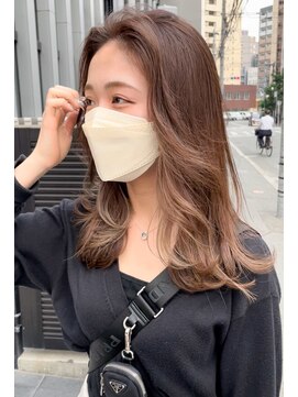 キーゴ 博多(KY-GO.) チョコレート色＊　ハイライト/インナーカラー